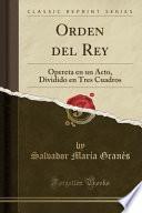 libro Orden Del Rey